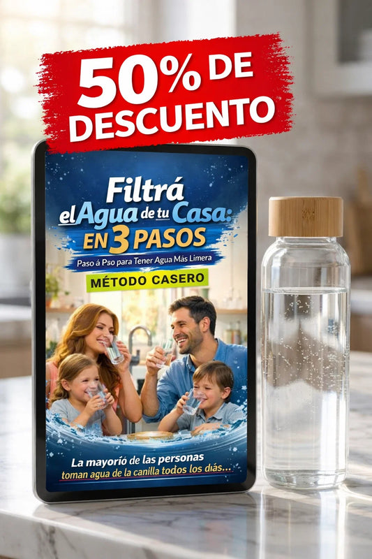 La forma más simple de mejorar el agua que tomás todos los días